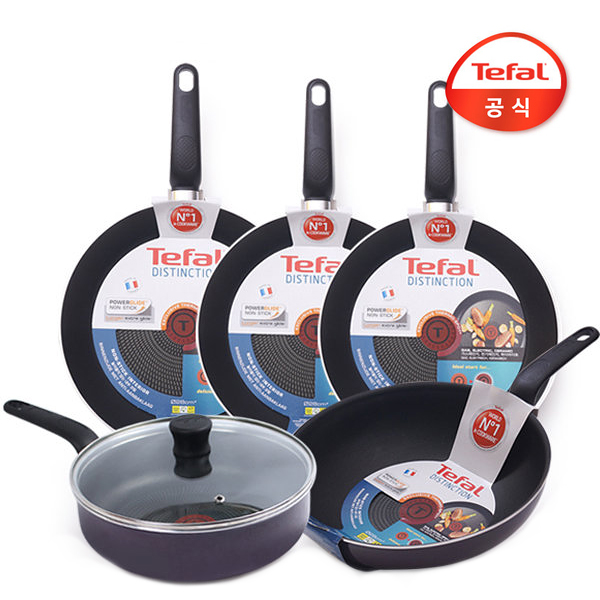 [Tefal] 테팔 부스트 디스팅션 후라이팬(24+26+30cm)+전골팬(24cm)+멀티팬(28cm)